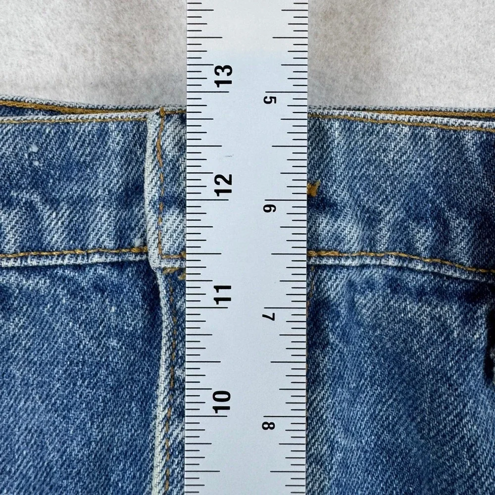 Vintage Levis 505 Orange Tab Jeans 90s Mens 36x27 USA Straight Leg Medium Wash